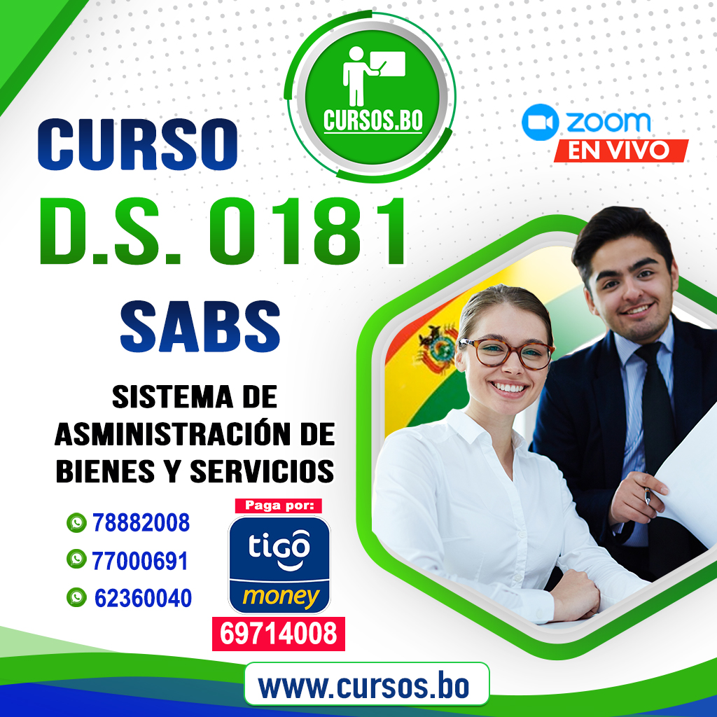 Curso Ds Sistema De Administraci N De Bienes Y Servicios Nb Sabs